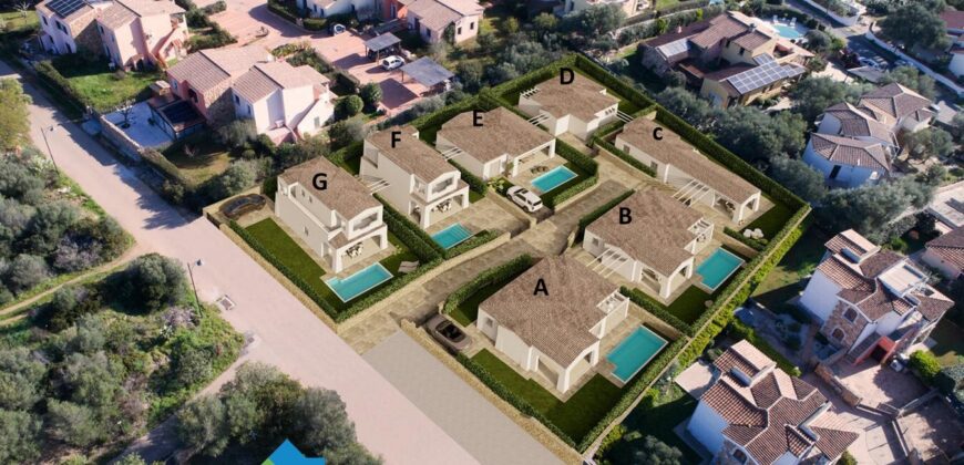 Ville in vendita a Pittulongu Olbia ref.Dal